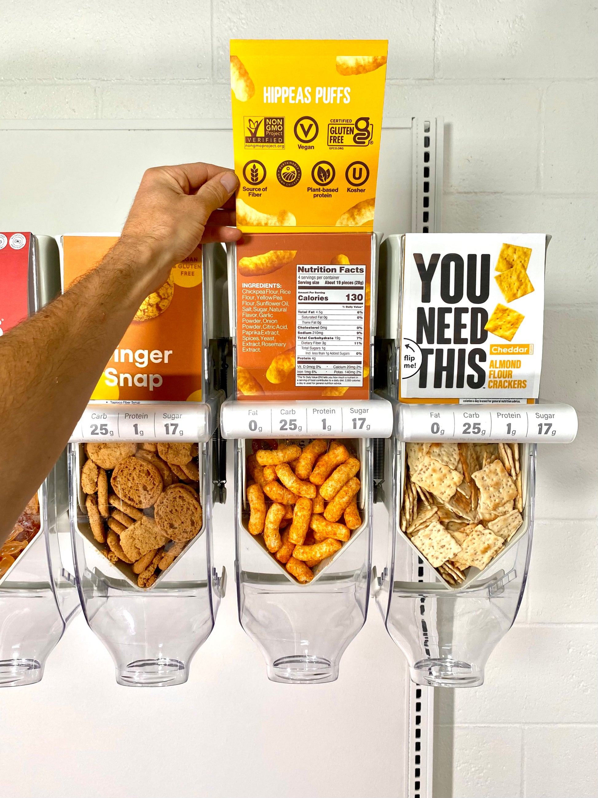 Marketing and branding card for M1 Dispenser